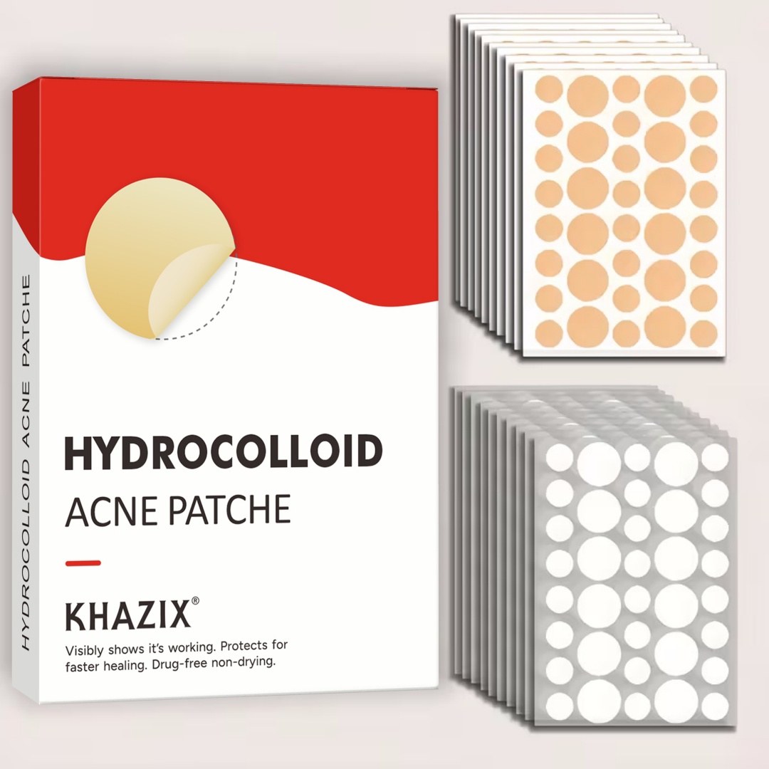 Face Moisturizer - 360/720Pcs Transparent Hydrocolloid Facial Patches, Assorted