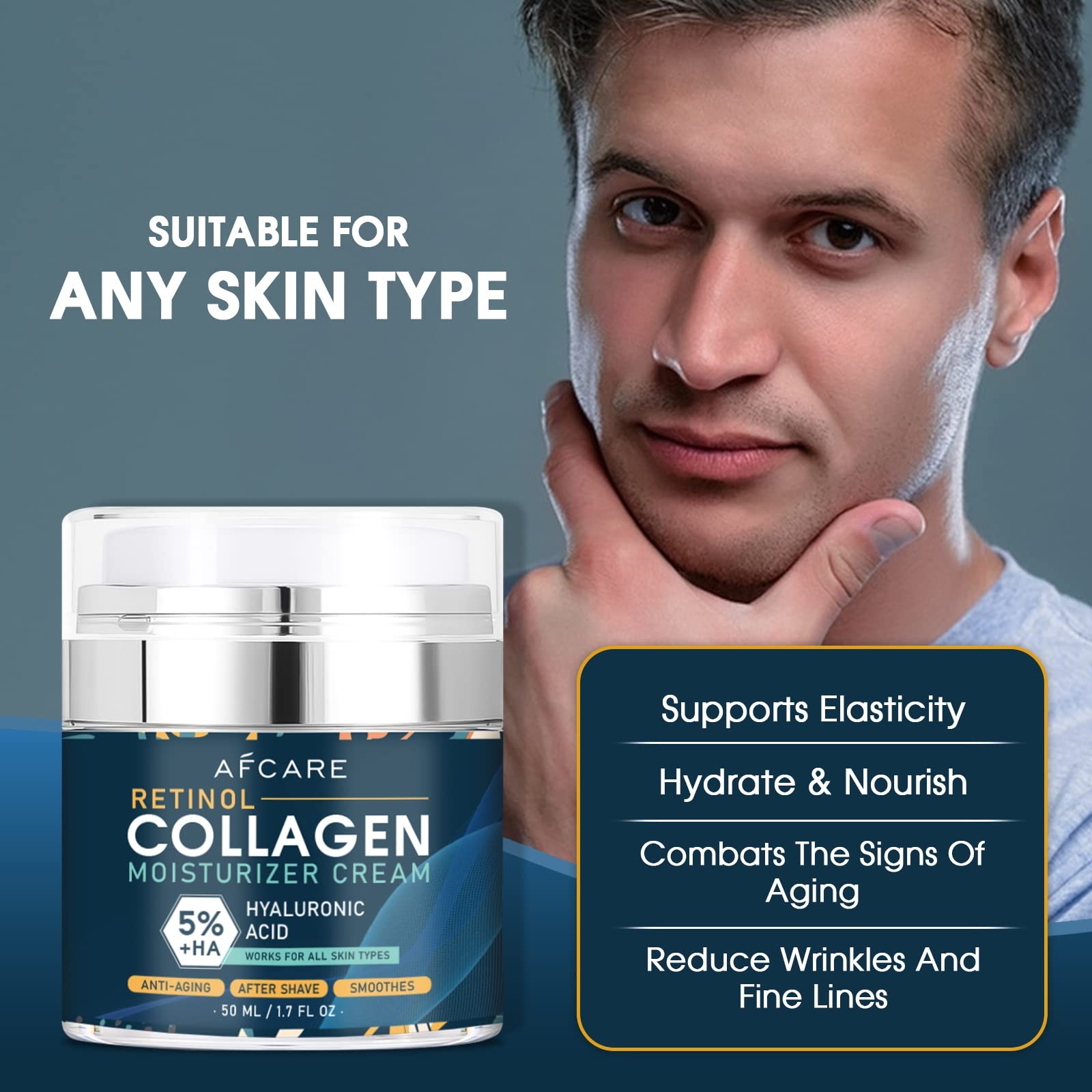 Retinol Cream - Anti Aging Moisturizer Cream Retinol Collagen