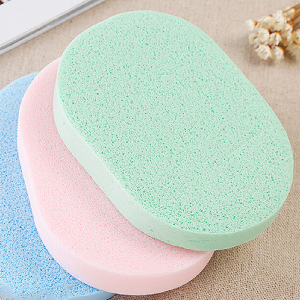 Cleanser Face - 50Pcs Bamboo Charcoal Face Cleaning Sponge