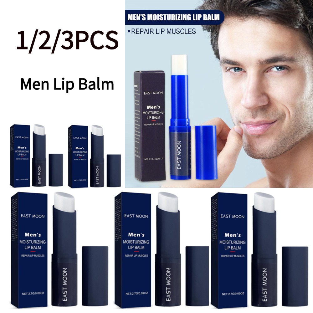 1/2/3PCS Men Lip Balm Moisturi - Lip Balm ulasan dan harga