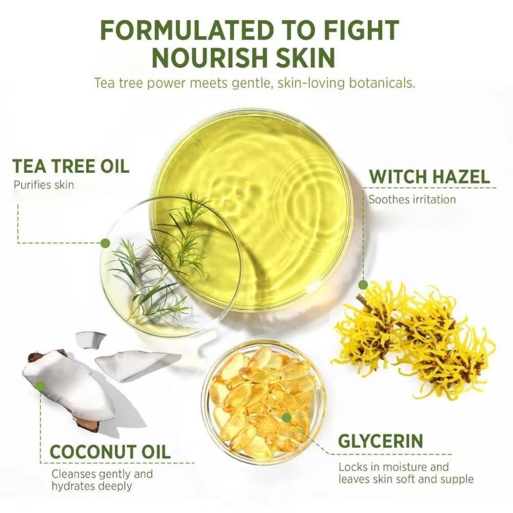 Tea Tree Essential Oil Handmad - Cleanser Face ulasan dan harga