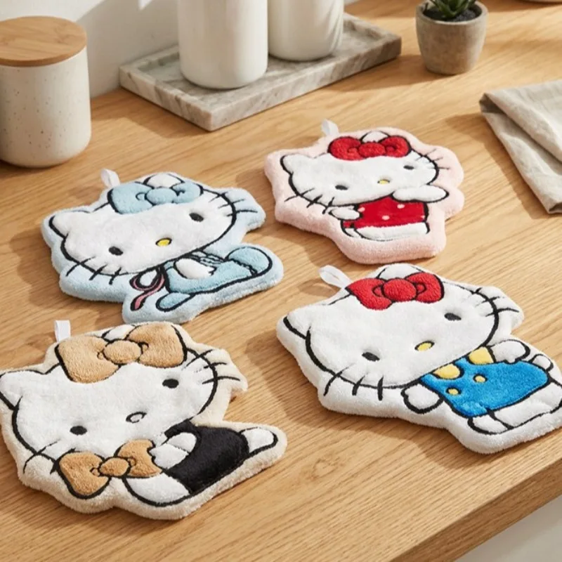 Cartoon Cat Printed Hand Towel - Cleanser Face ulasan dan harga