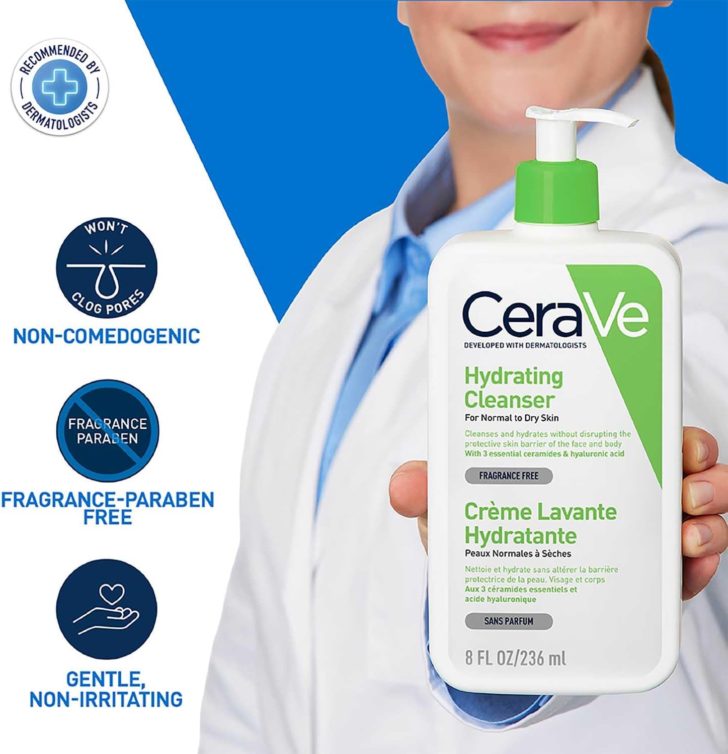 CeraVe Hydrating Cleanser 236m - Cleanser Face ulasan dan harga