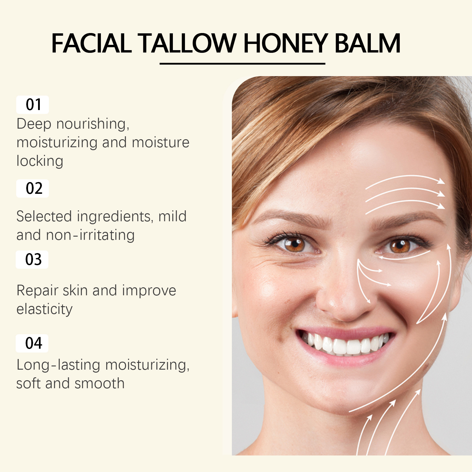 Beef Tallow Face Cream Anti-Wr - Night Cream ulasan dan harga