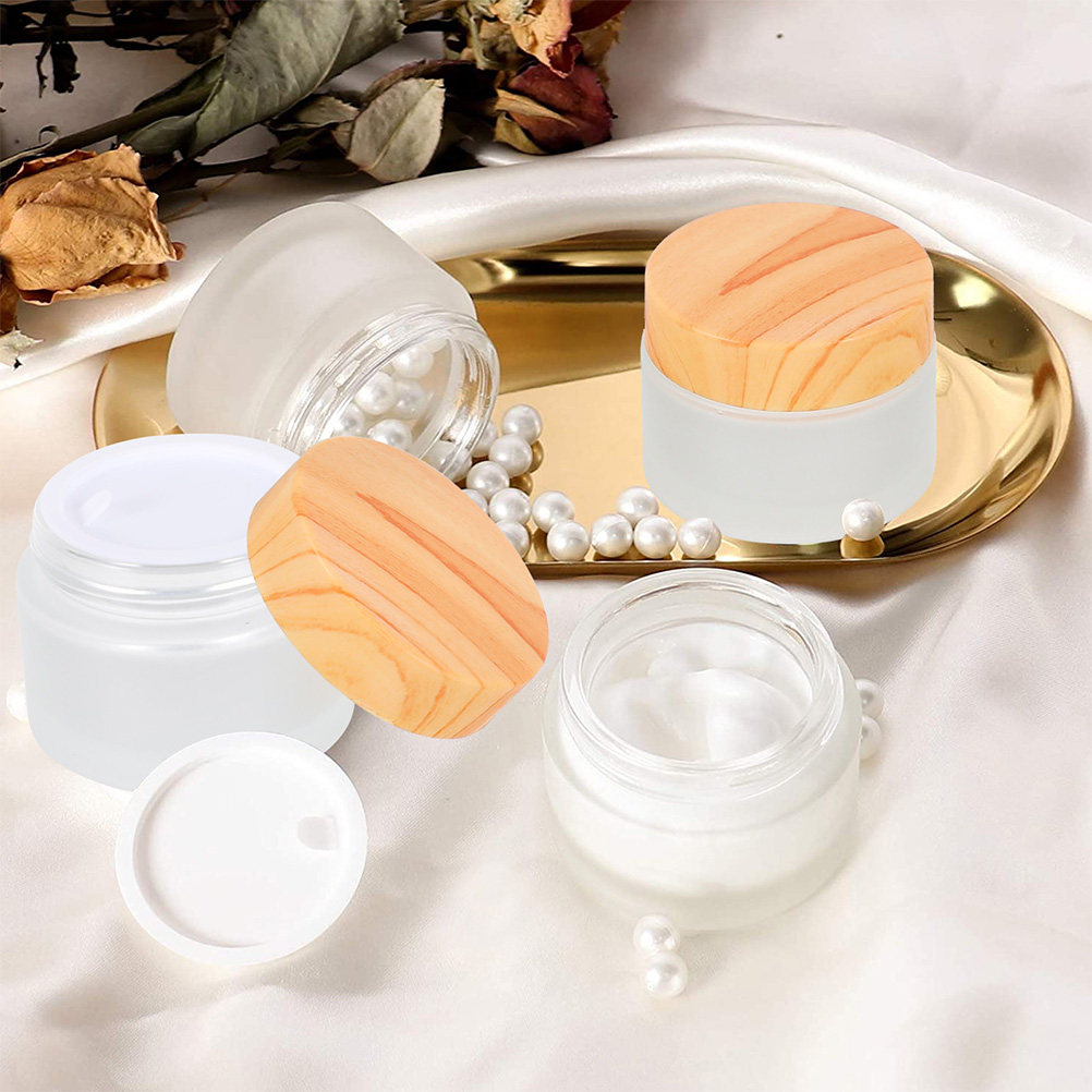 6Pcs Portable Glass Cream Box  - Body Lotion ulasan dan harga