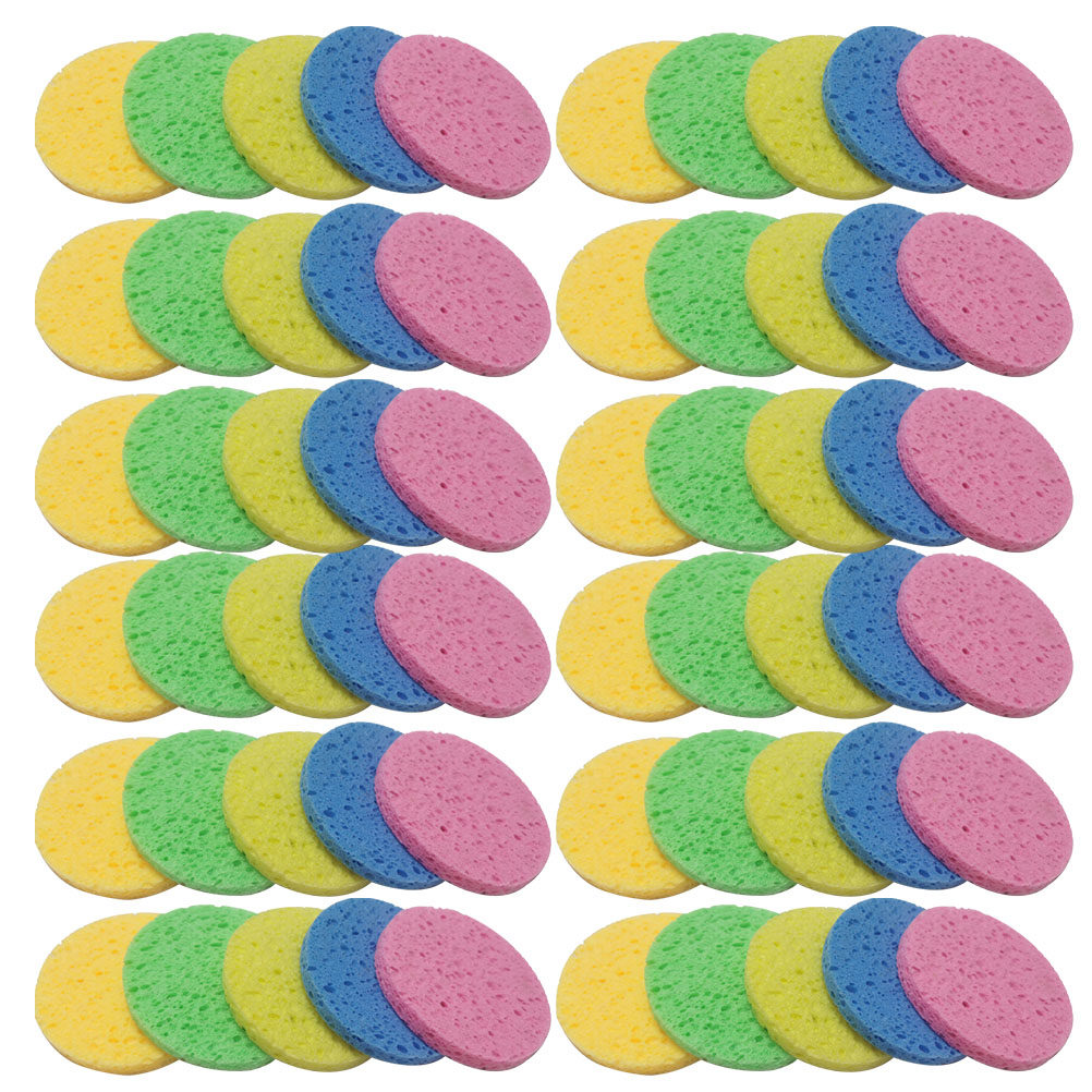 50Pcs Facial Sponge for Sensit - Cleanser Face ulasan dan harga