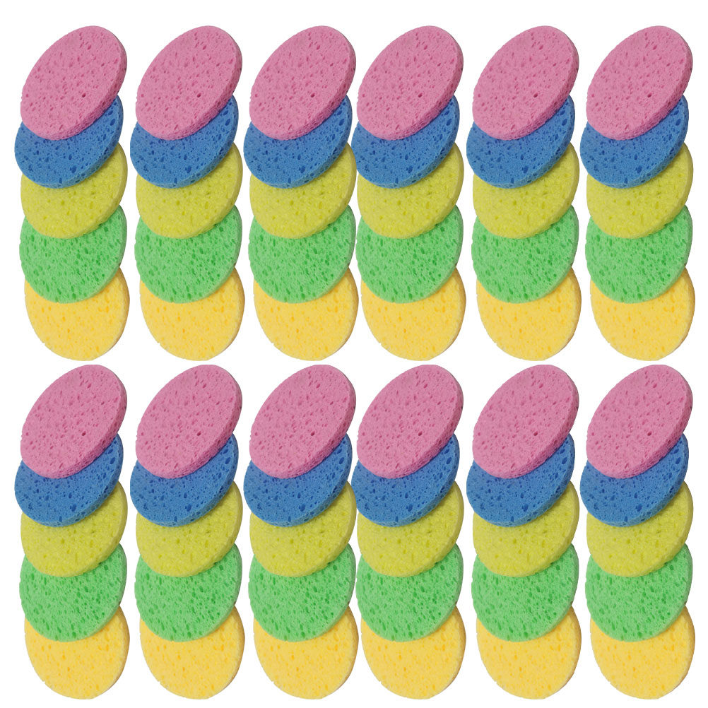 50Pcs Facial Sponge for Sensit - Cleanser Face ulasan dan harga
