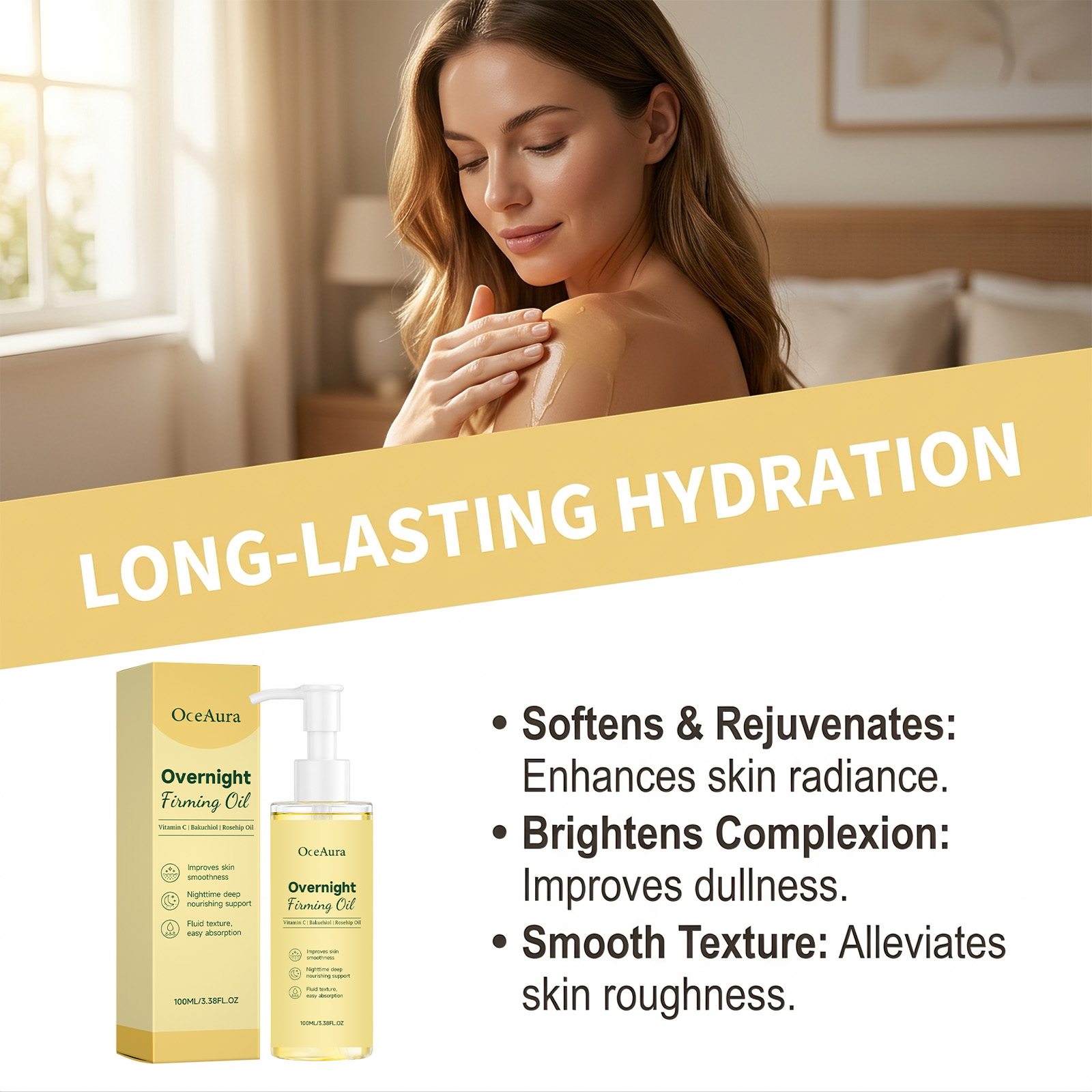 OceAura|Overnight Firming Oil| - Face Oil Rosehip ulasan dan harga