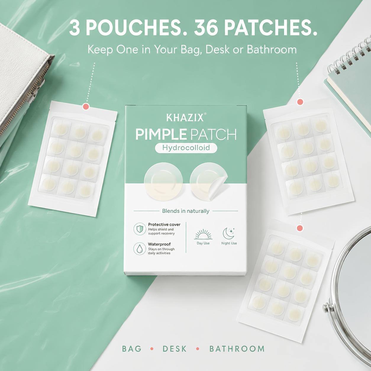 12/36PCS pimple patch,invisibl - Skincare China ulasan dan harga