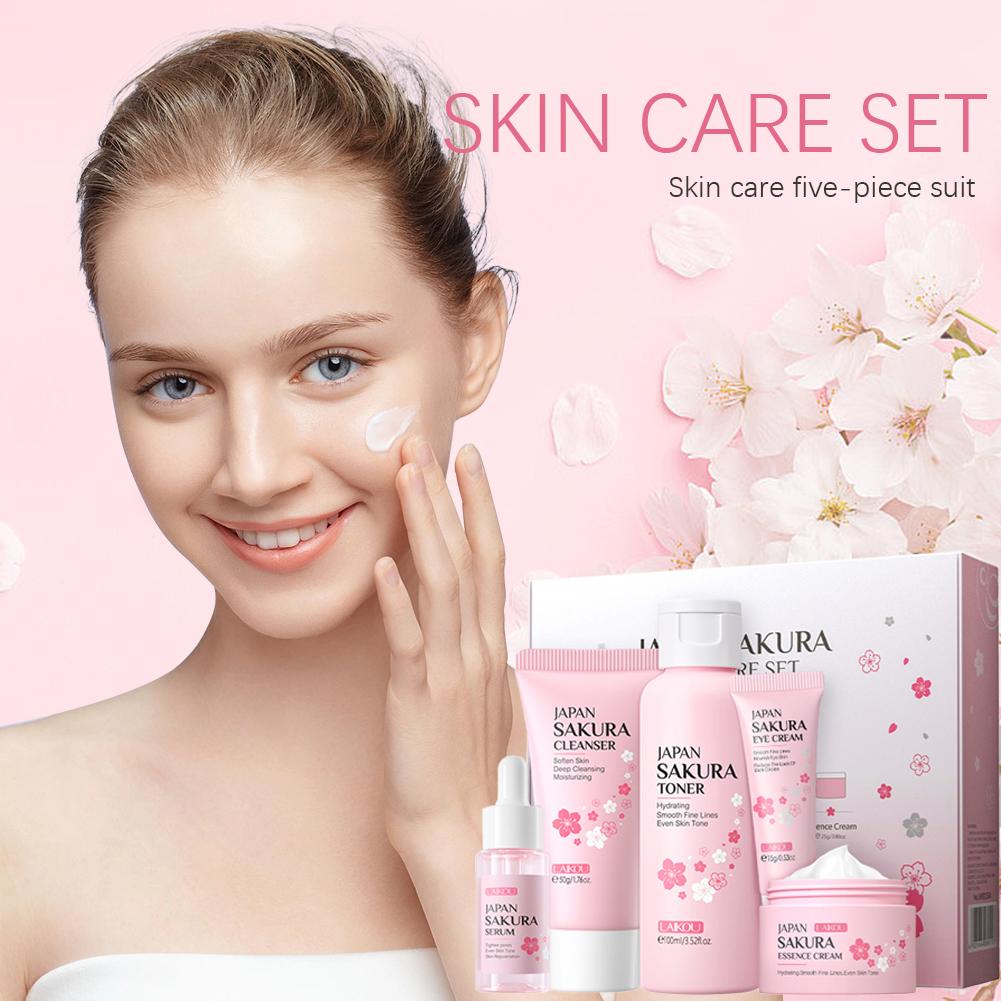 LAIKOU Japan Sakura Skin Care  - Skincare Glowing ulasan dan harga