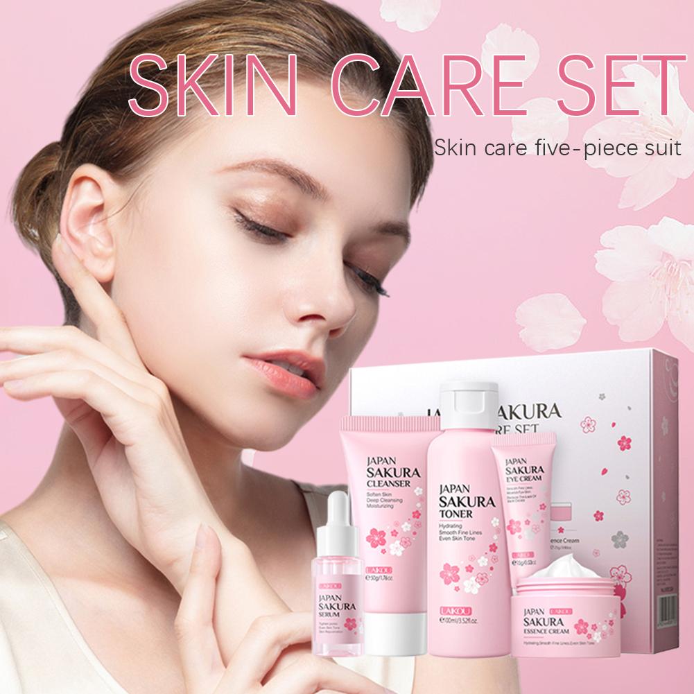 LAIKOU Japan Sakura Skin Care  - Skincare Glowing ulasan dan harga