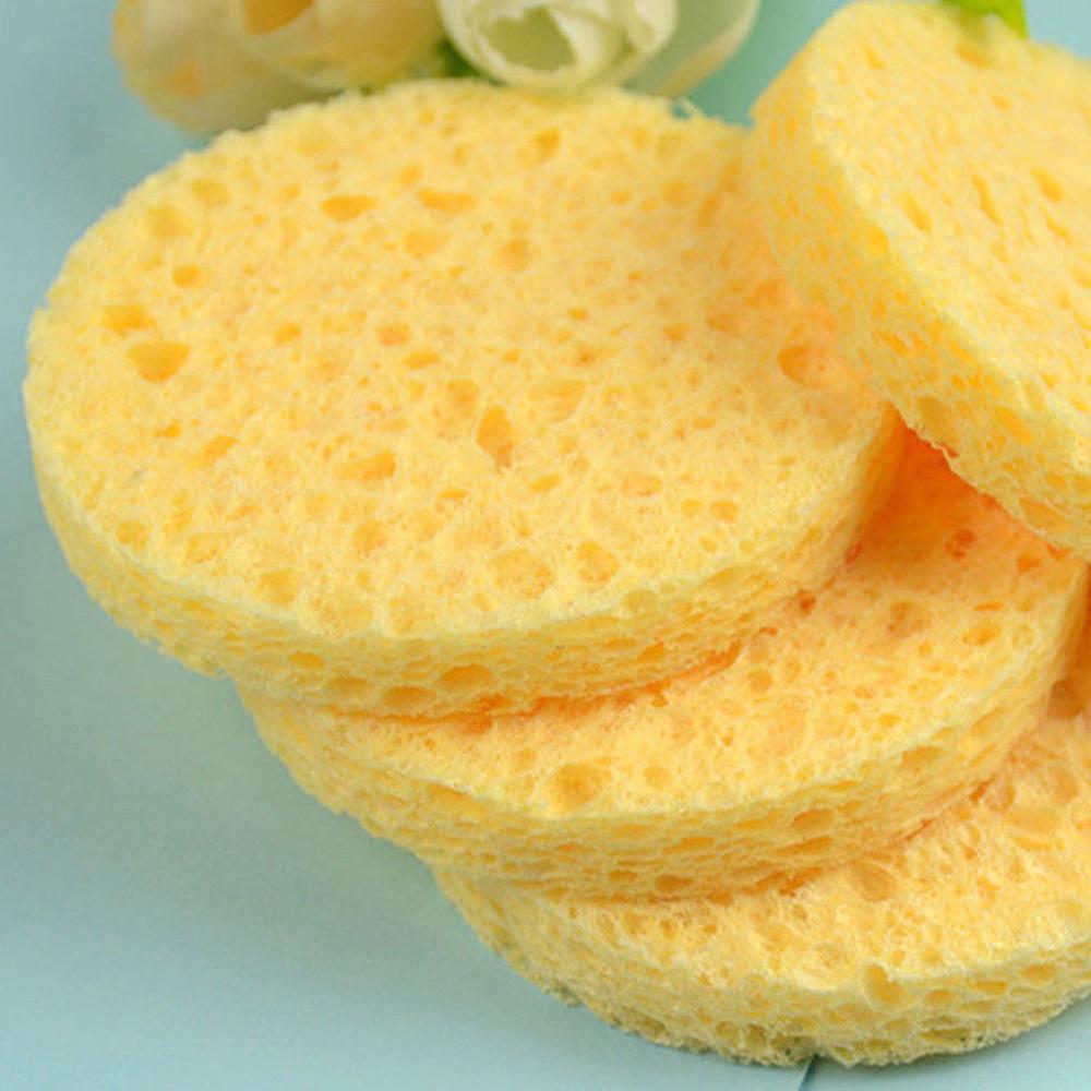 10pcs 6-9cm Yellow Face Round  - Cleanser Face ulasan dan harga