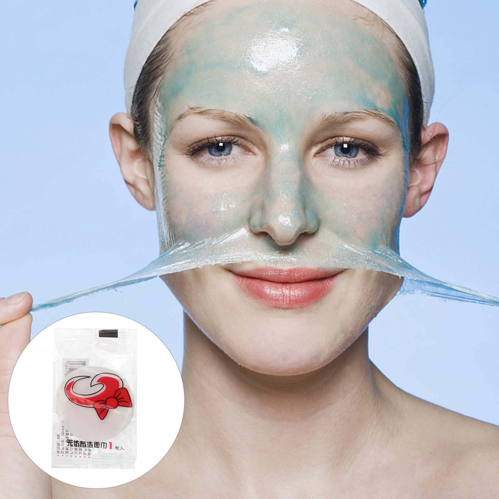 100Pcs Compressed Facial Mask  - Face Mask Skincare ulasan dan harga